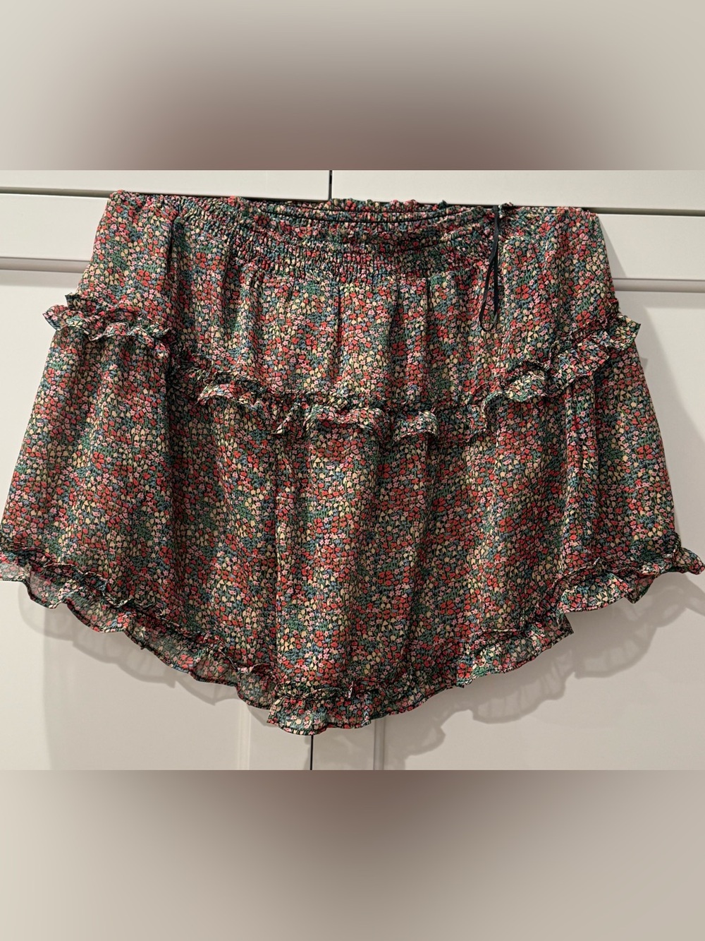 Dress Forum + Urban Outfitters floral skort sz L NWT
